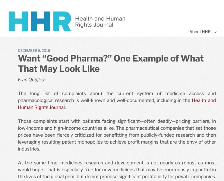 HHR - Good Pharma