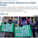 Public Medicine for Public Health